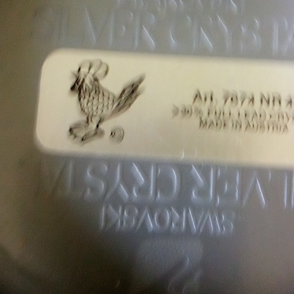 Swarovski rooster vtg # 7674 in original container marked on bottom - Picture 8 of 8